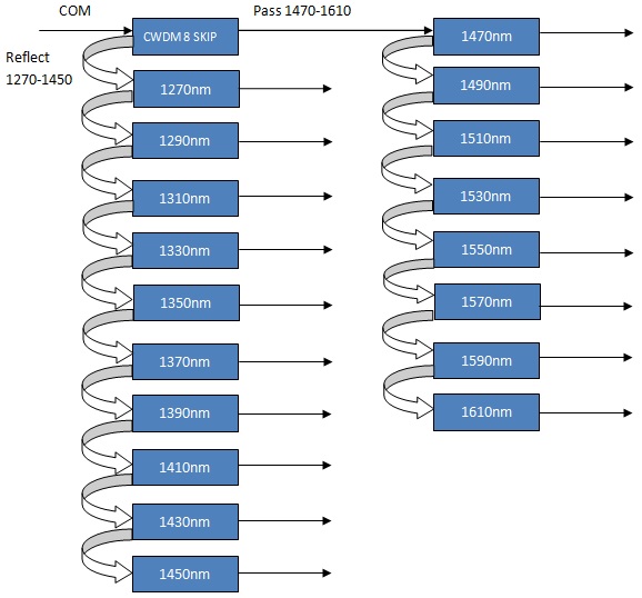 cwdm 8 skip 0